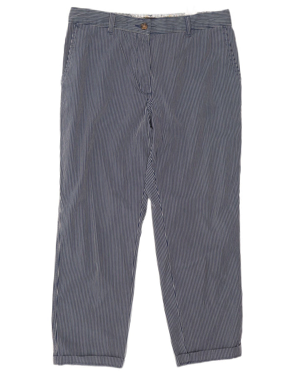 Marks & Spencer Γυναικείο Cropped Παντελόνι UK 12 Medium W32 L25 Navy Blue