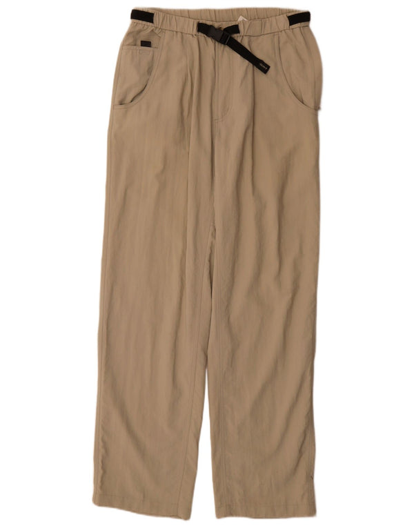 Columbia Mens Hiking Trousers Small W28 L32 Khaki Nylon Sports