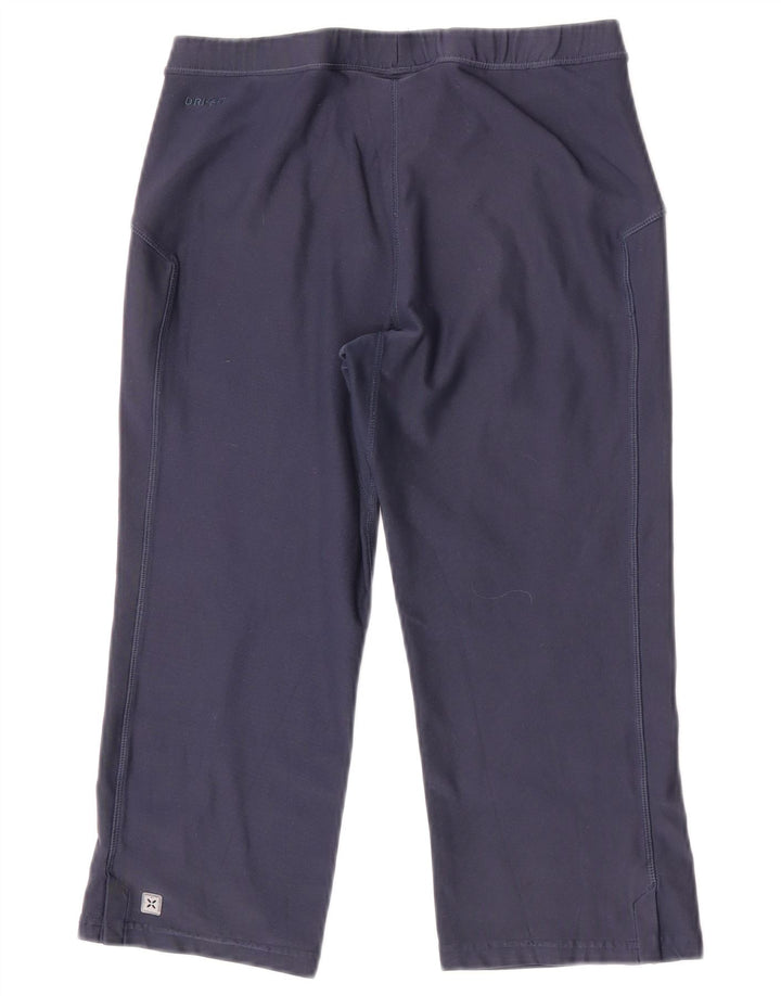 Nike Γυναικεία κολάν Capri UK 10/12 Medium Navy Blue