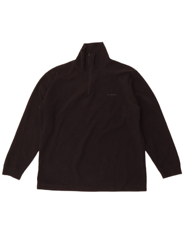 Invicta Ανδρικό φερμουάρ Fleece Jumper XL Μαύρο Πολυεστέρας