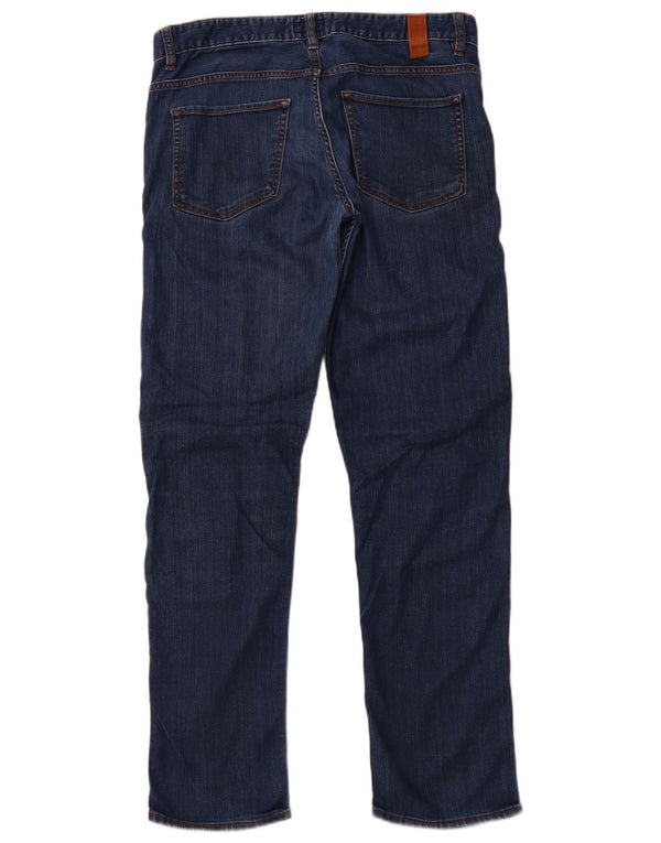 HUGO BOSS Womens Slim Jeans W33 L32 Blue Cotton