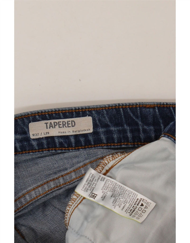 Marks & Spencer Ανδρικό τζιν κωνικό W32 L29 Μπλε βαμβακερό