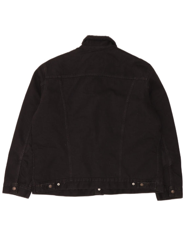 Ανδρικό τζιν μπουφάν Levi's UK 42 XL μαύρο βαμβακερό