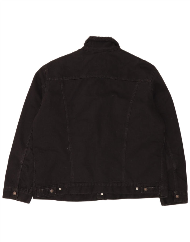 Ανδρικό τζιν μπουφάν Levi's UK 42 XL μαύρο βαμβακερό
