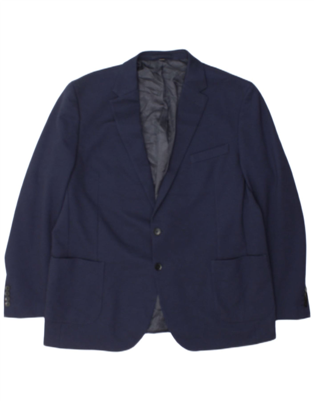 Marks & Spencer Ανδρικό μπουφάν σακάκι με 2 κουμπιά UK 48 2XL Navy Blue Polyamide