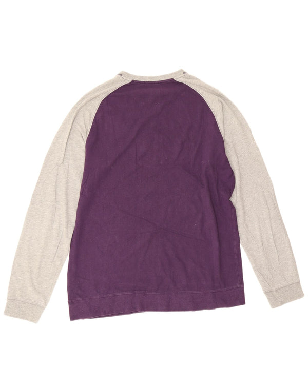 Ανδρικό φούτερ Nike Standard Fit Jumper UK 42/44 Large Purple Colourblock
