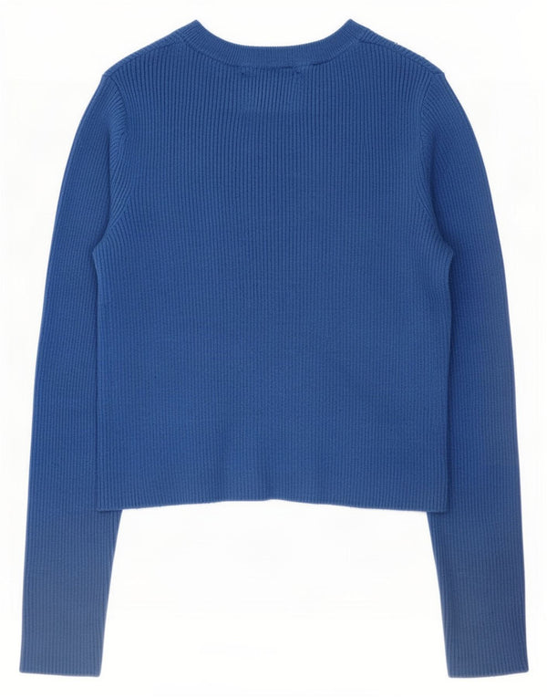 Zara Girls Crop Top Μακρυμάνικο 13-14 ετών Μπλε βισκόζη
