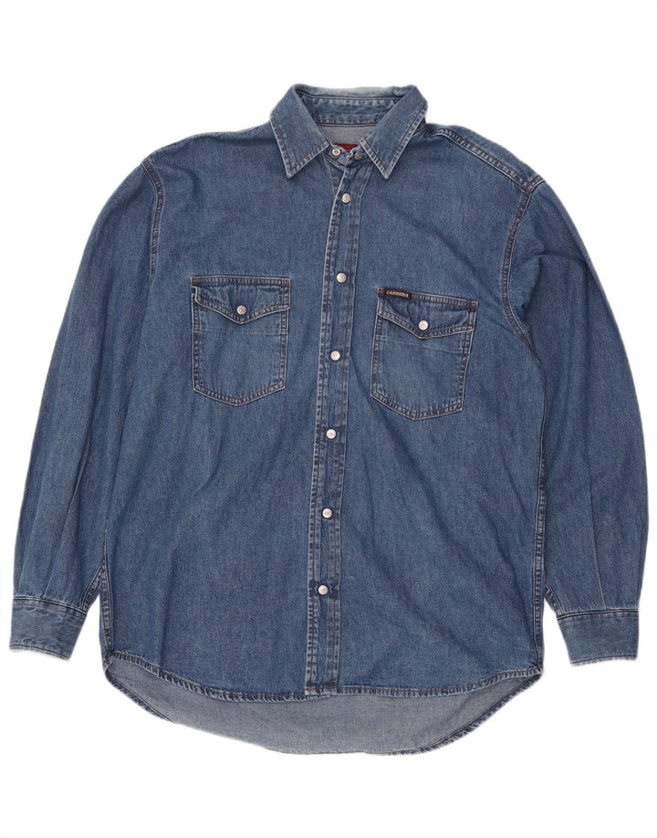 Ανδρικό τζιν πουκάμισο Carrera Μέγεθος 39/40 Μεσαίο Μπλε Βαμβακερό