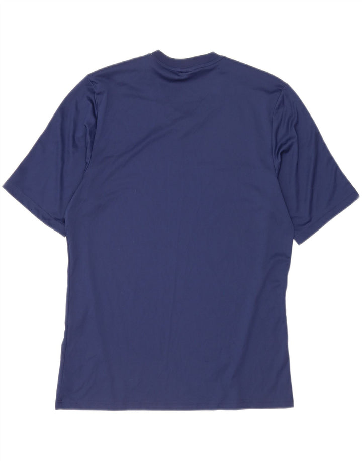 Adidas Ανδρικό T-Shirt Climalite Top Large Navy Blue Polyester