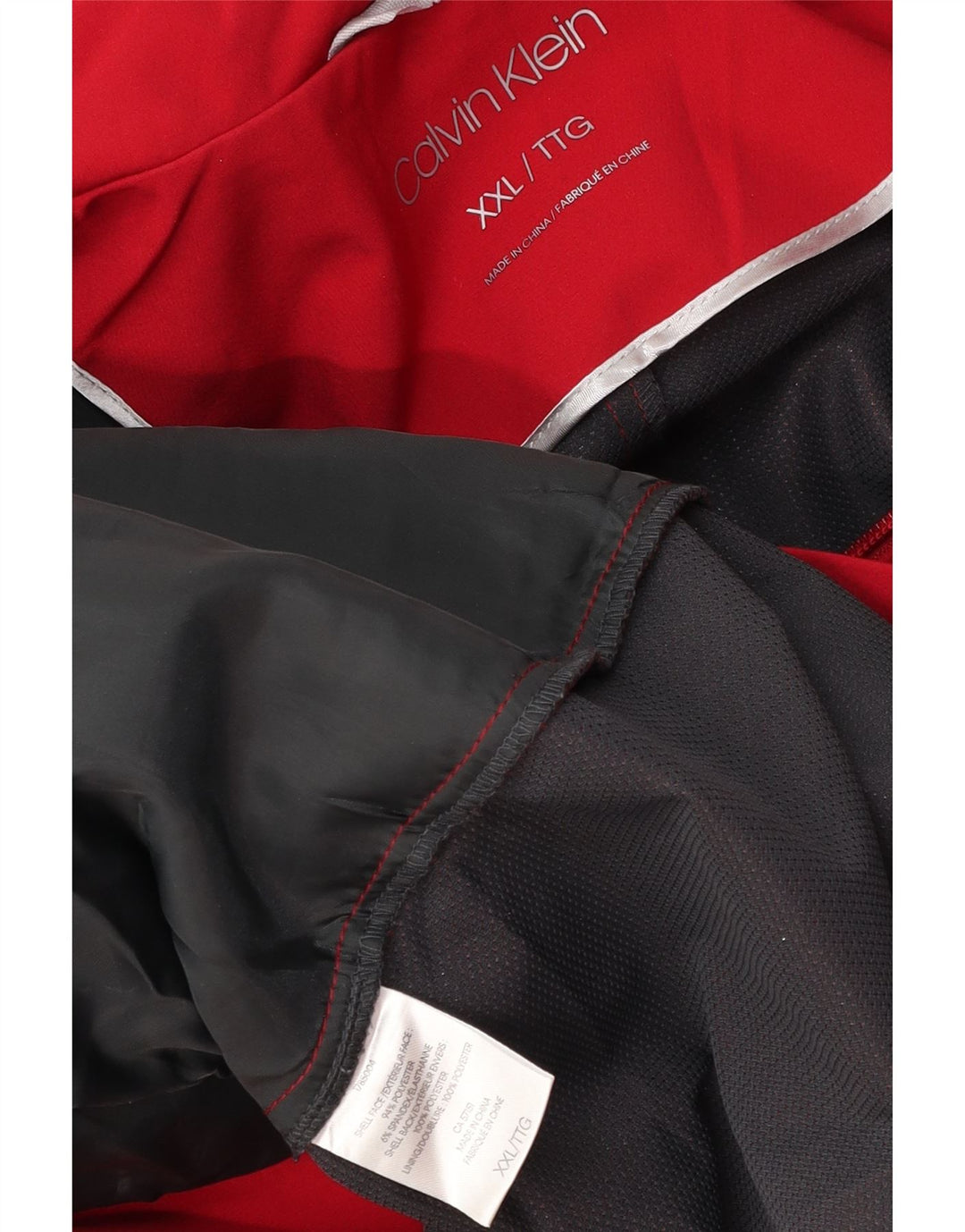 Calvin Klein Γυναικείο Αδιάβροχο UK 20 2XL Κόκκινο Πολυεστέρας