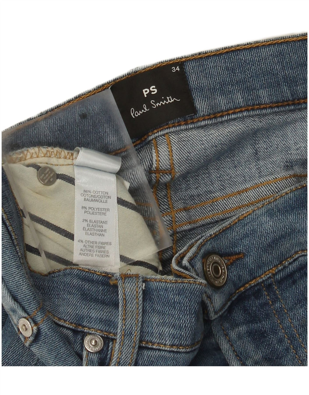 Paul Smith Ανδρικό Slim Jeans W34 L33 Blue Cotton
