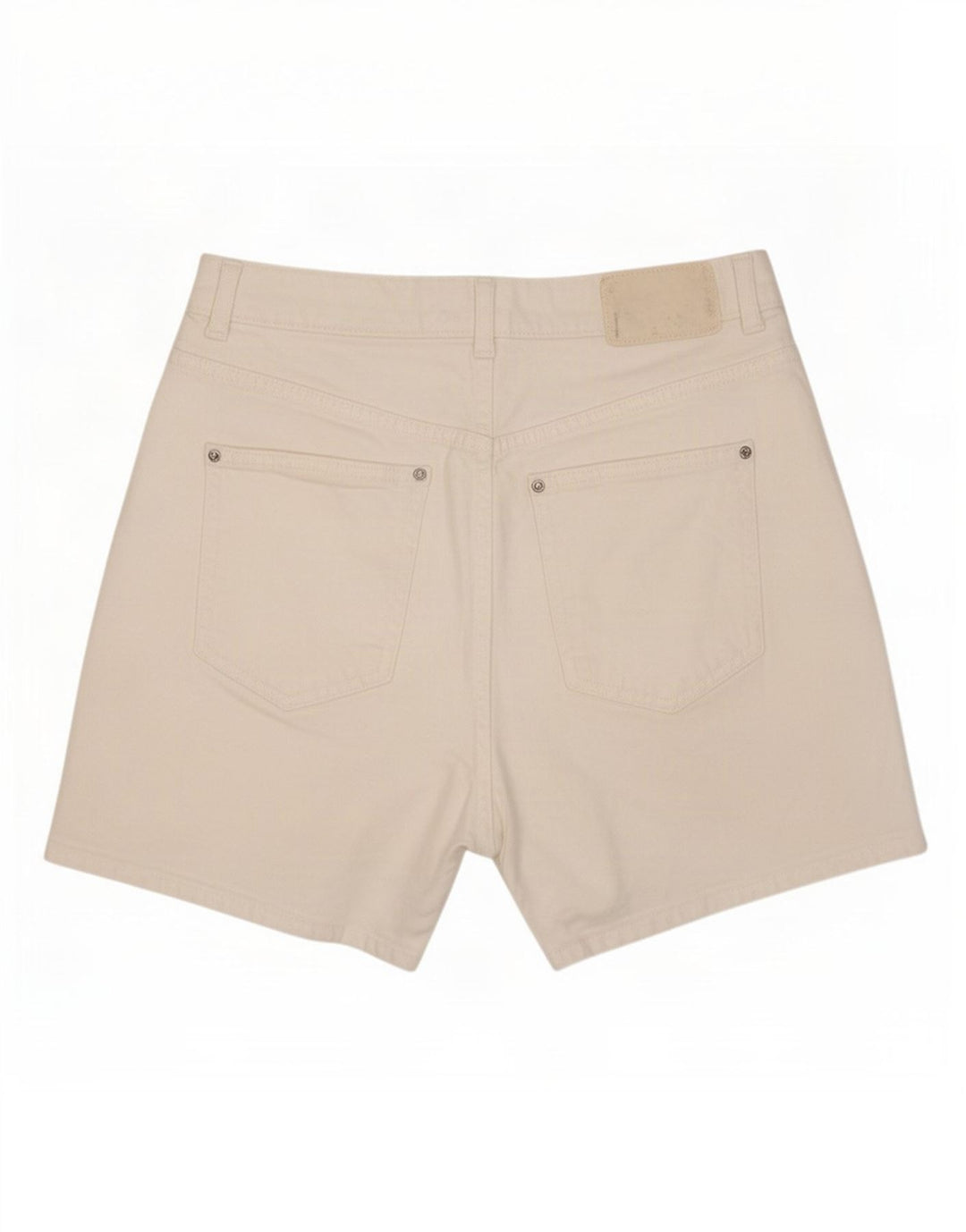 Zara Γυναικείο τζιν σορτς EU 40 Medium W30 Λευκό