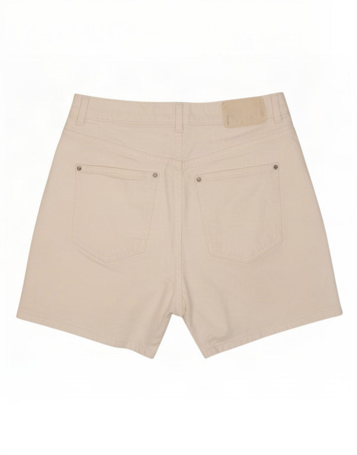 Zara Γυναικείο τζιν σορτς EU 40 Medium W30 Λευκό