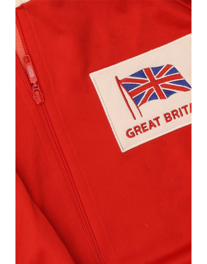 Ανδρική φόρμα Adidas Great Britain Top Jacket με μεγάλο κόκκινο χρώμα