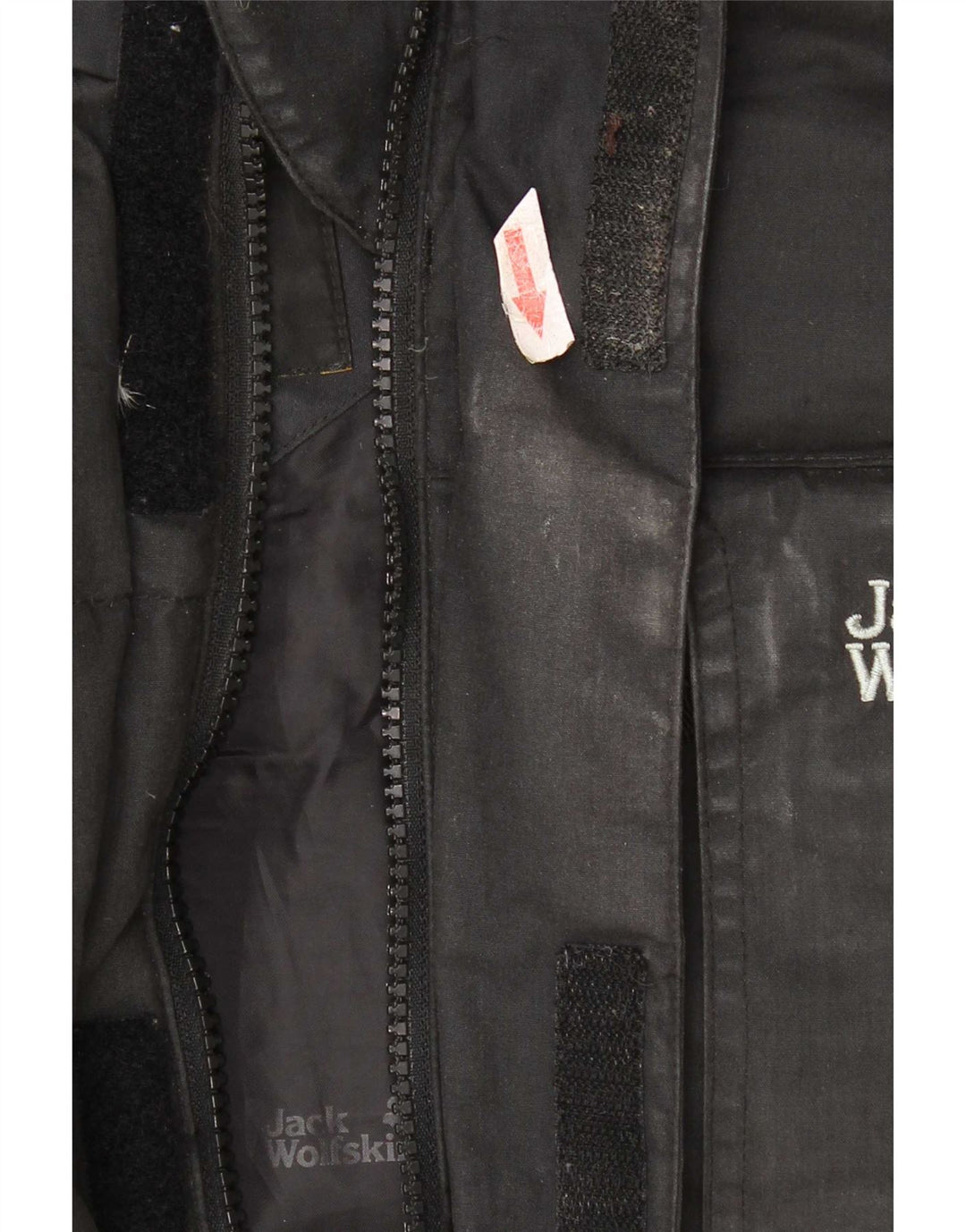 Jack Wolfskin Ανδρικό μπουφάν με κουκούλα UK 36/38 Μεσαίο μαύρο πολυεστέρα
