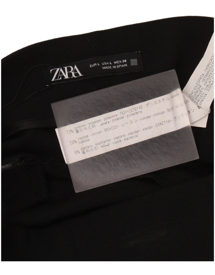 Γυναικείο ZARA Bootcut Casual Παντελόνι Μεγάλο Μαύρο Πολυεστέρα