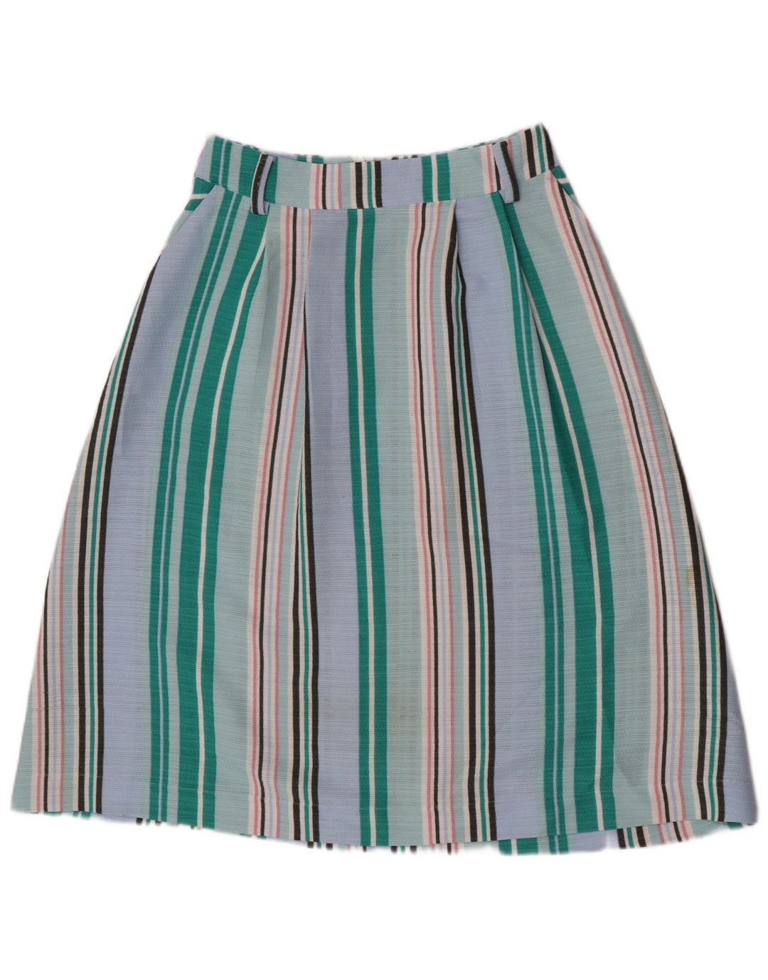 Γυναικεία φούστα Oasis A-Line UK 10 Small W27 μπλε ριγέ πολυεστέρα