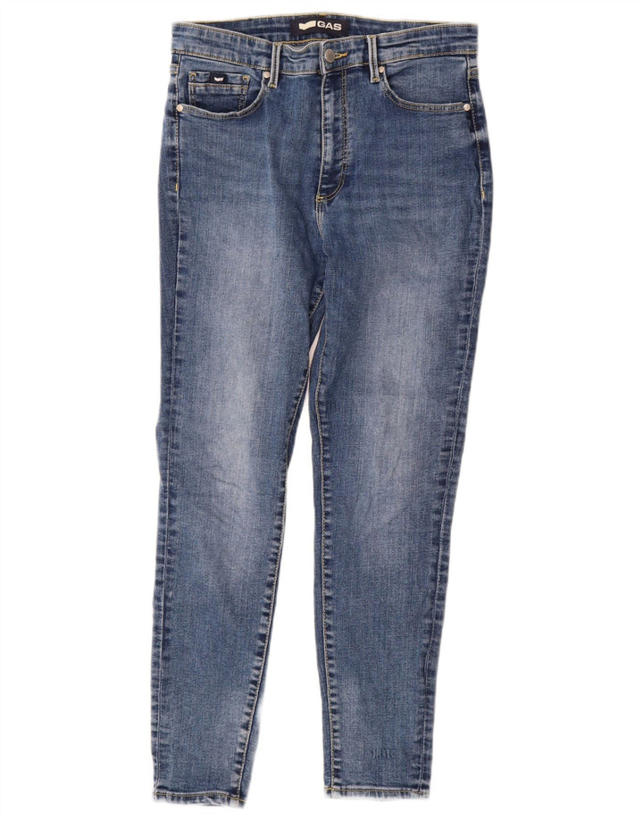 Gas Γυναικείο Skinny Jeans W30 L28 Μπλε