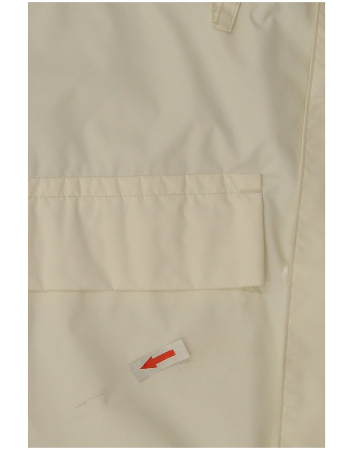 Nautica Ανδρικό μπουφάν βροχής UK 40 Large White Colourblock Nylon