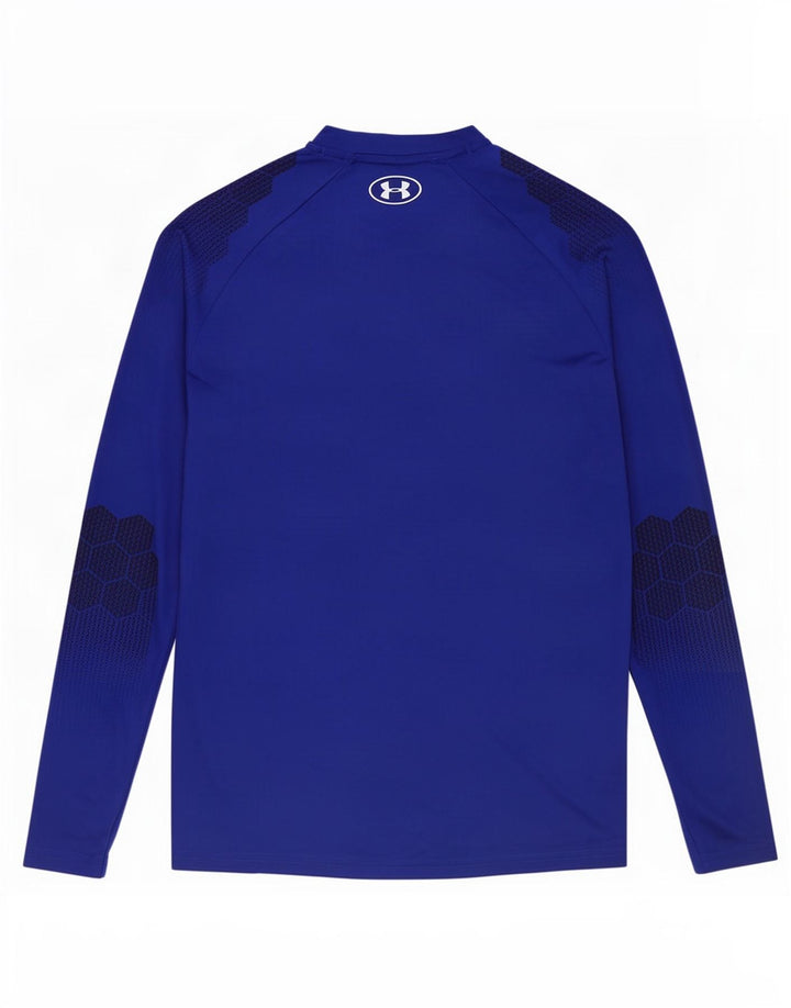 Under Armour Ανδρικό μακρυμάνικο μπλουζάκι με μεσαίο μπλε στίγματα πολυεστέρας