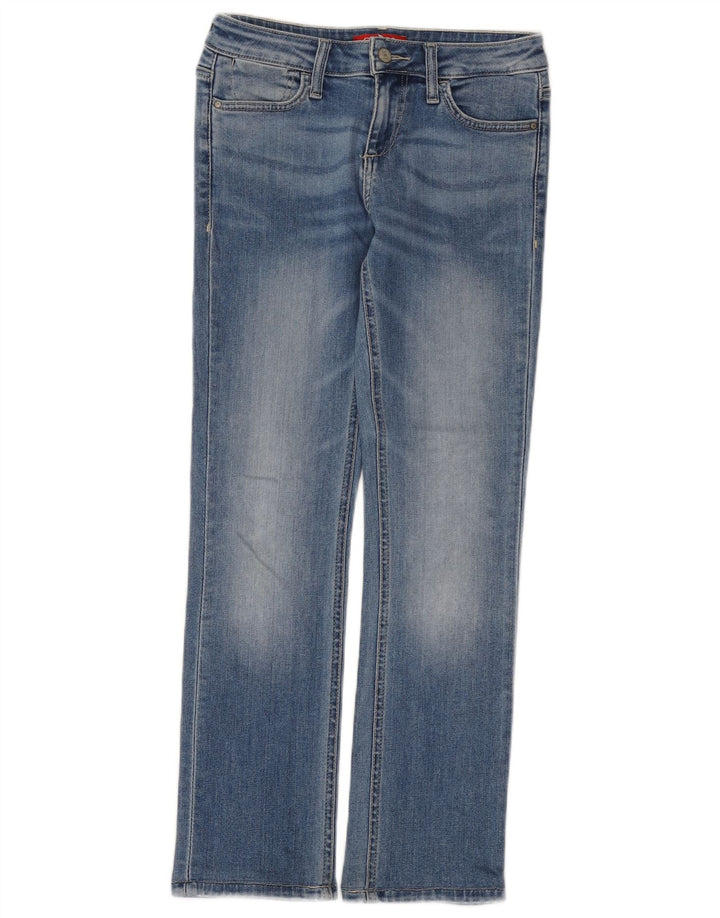 Guess Γυναικείο ίσιο τζιν W27 L28 Μπλε βαμβακερό