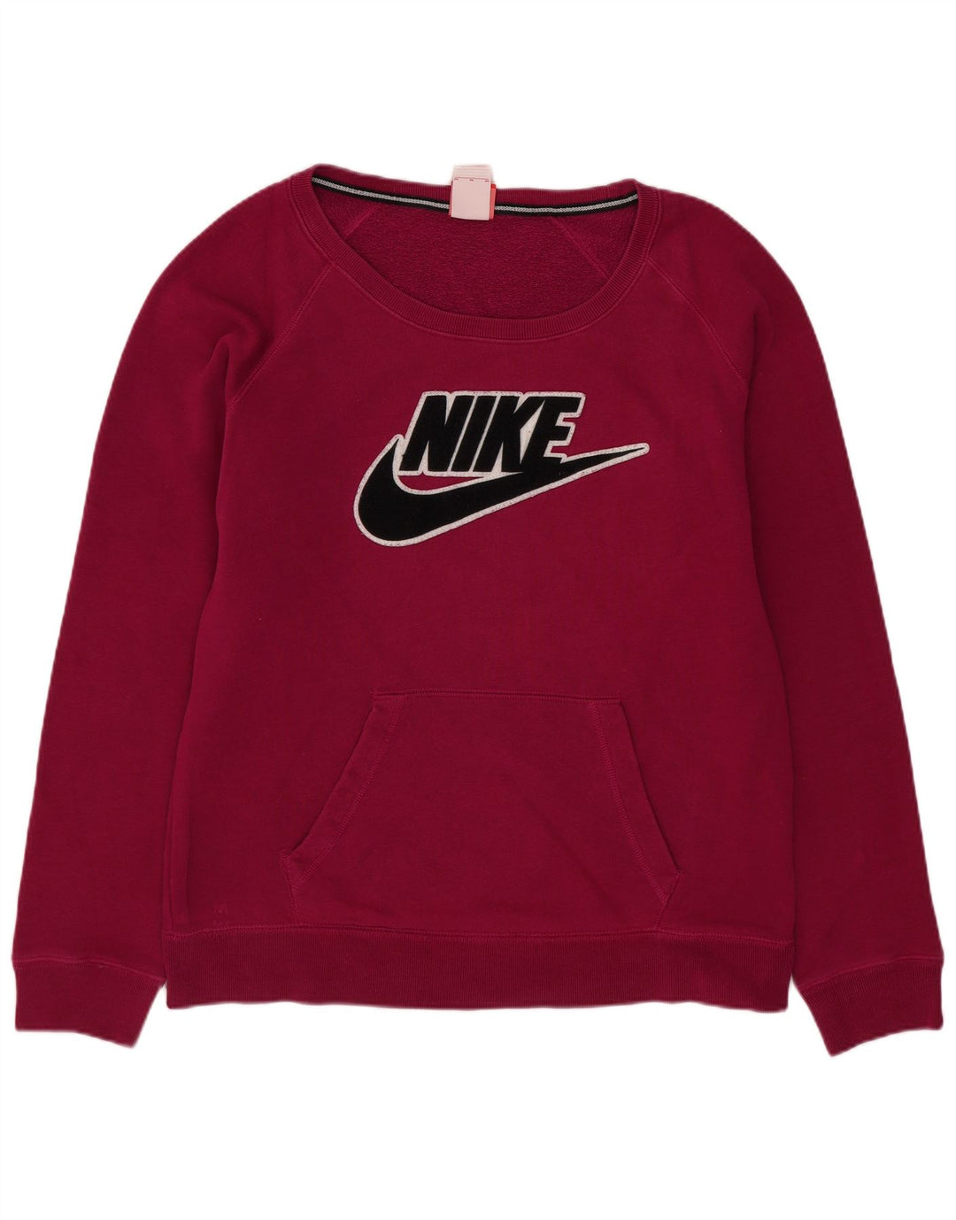 Γυναικείο γραφικό φούτερ Nike Jumper UK 14 Μεσαίο ροζ βαμβακερό