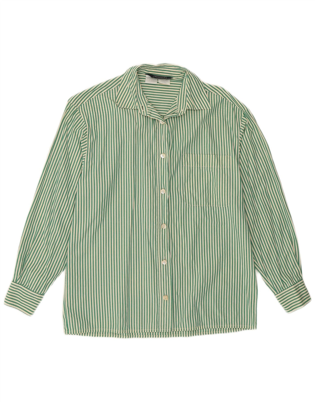 MAX MARA Γυναικείο πουκάμισο Weekend UK 16 Large Green Pinstripe