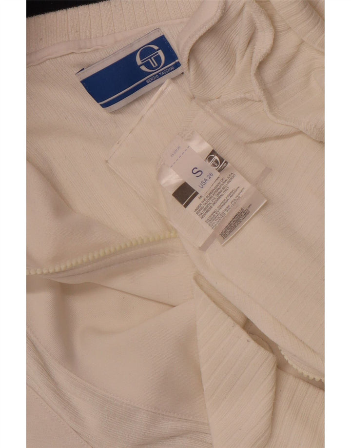 Ανδρική φόρμα Sergio Tacchini Top Jacket Small White Colourblock Polyester
