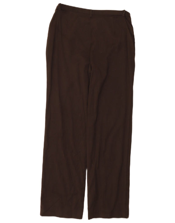 Benetton Γυναικείο Ψηλόμεσο Παντελόνι IT 46 Large W30 L30 Καφέ