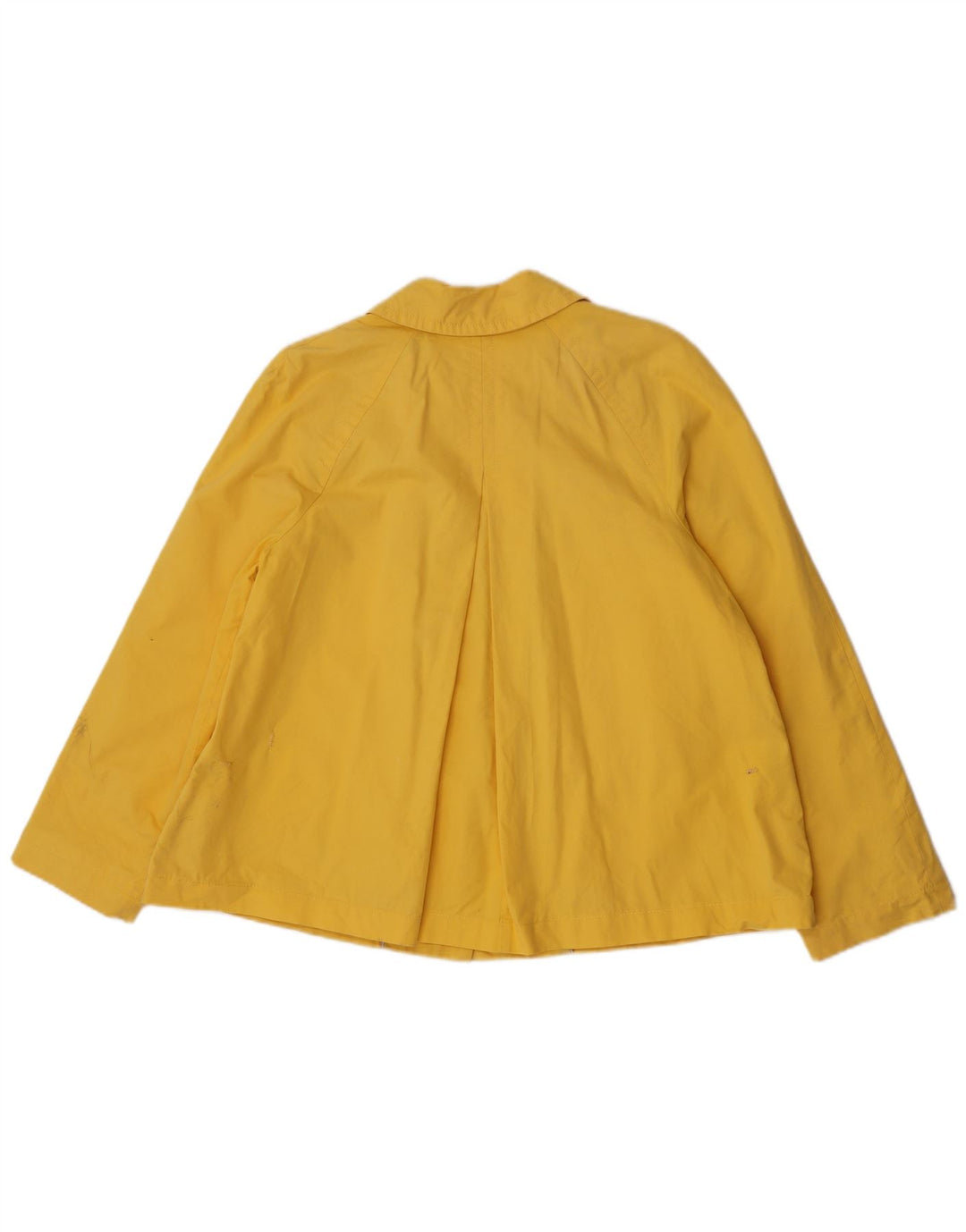 Zara Γυναικείο Bomber Jacket UK 16 Large Yellow Cotton