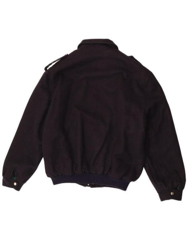 Vintage Ανδρικό Military Bomber Jacket UK 40 Large Navy Blue