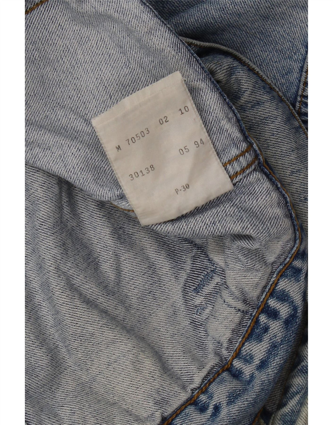 Ανδρικό τζιν μπουφάν Levi's UK 38 Medium Blue Cotton