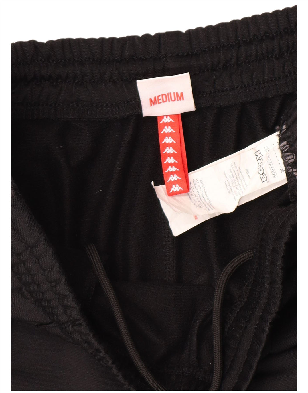 Ανδρική φόρμα γραφικής Kappa Παντελόνι Joggers Μεσαίο Μαύρο Πολυεστέρα