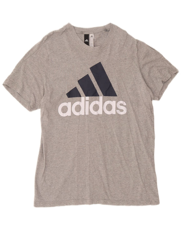 Ανδρικό γραφικό T-Shirt Adidas Top XL Γκρι βαμβακερό
