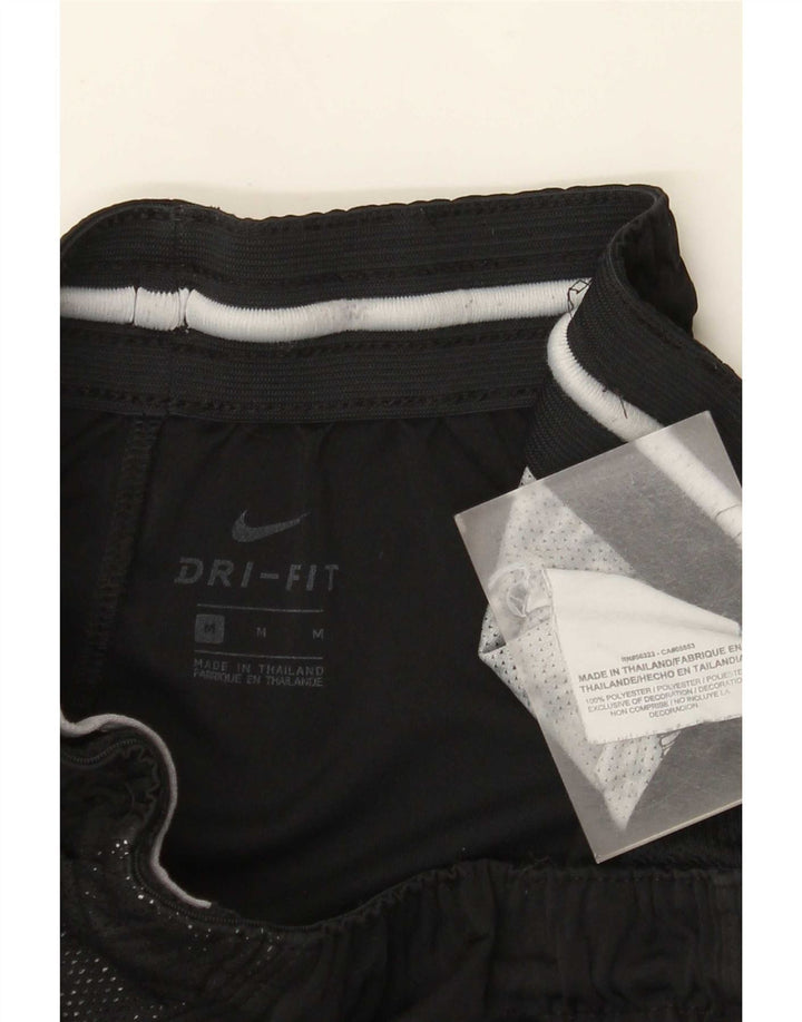 Γραφικό αθλητικό σορτς Nike ανδρικό Dri Fit, μεσαίο μαύρο πολυεστέρα