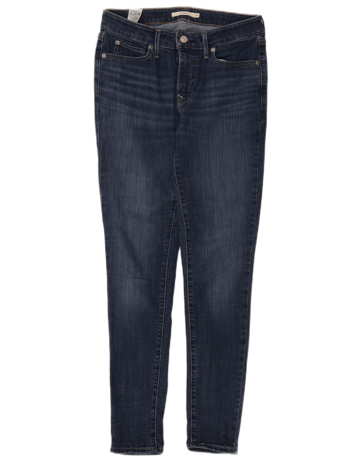 LEVI'S Γυναικείο 711 Skinny Jeans W28 L30 Navy Blue Cotton