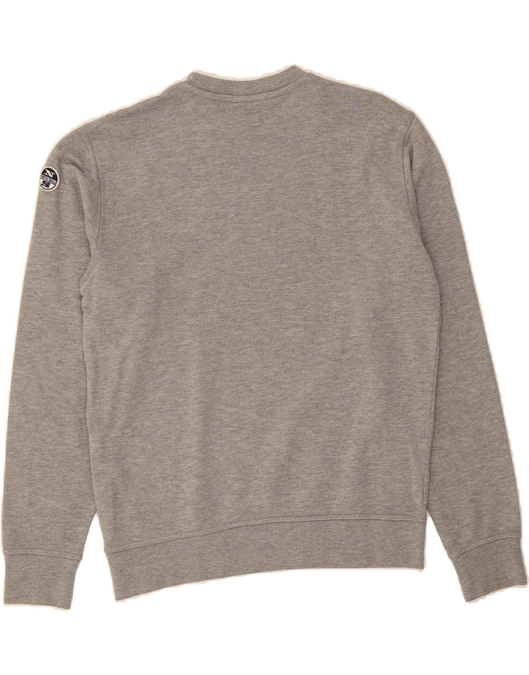 NORTH SAILS Boys Graphic Sweatshirt Jumper 13-14 Years Grey Cotton Vintage North Sails and Second-Hand North Sails from Messina Hembry 