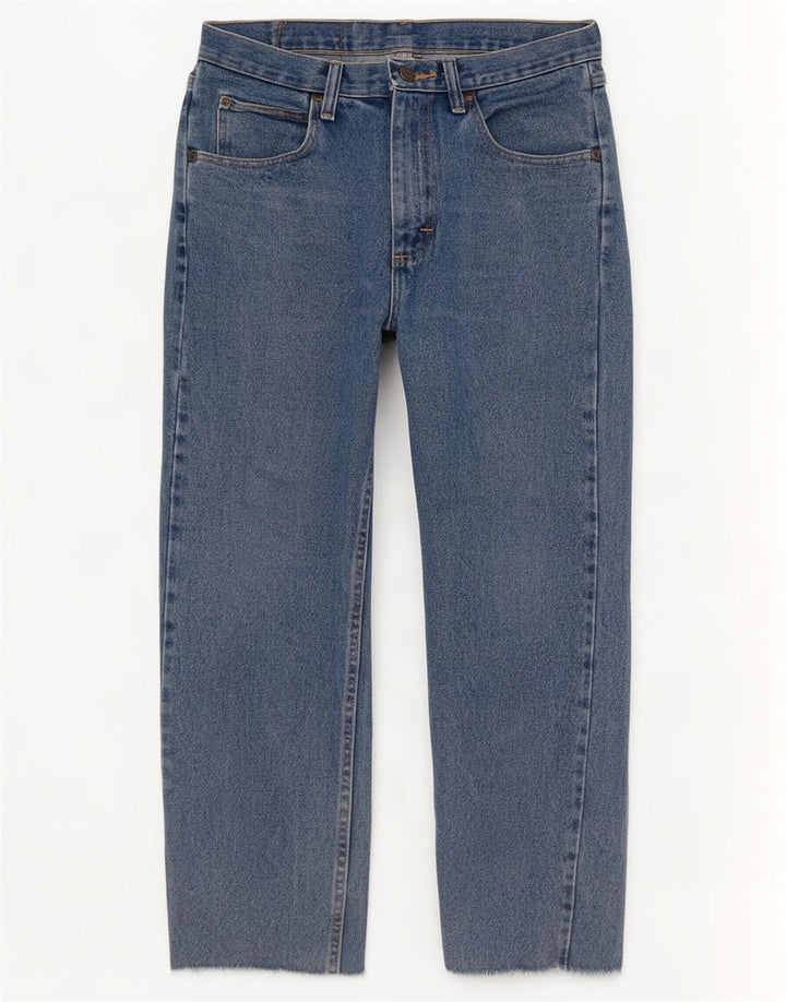 Ανδρικό τζιν Wrangler ίσιο W31 L27 Μπλε βαμβακερό