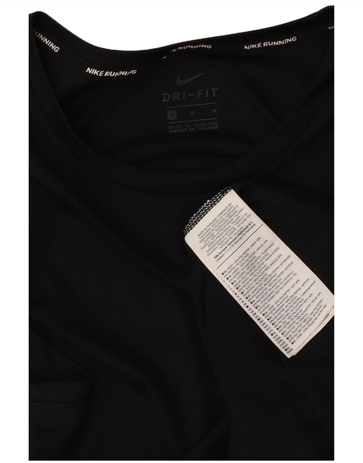 Γυναικείο γιλέκο Nike Dri Fit Top UK 14 Μεσαίο μαύρο πολυεστέρα