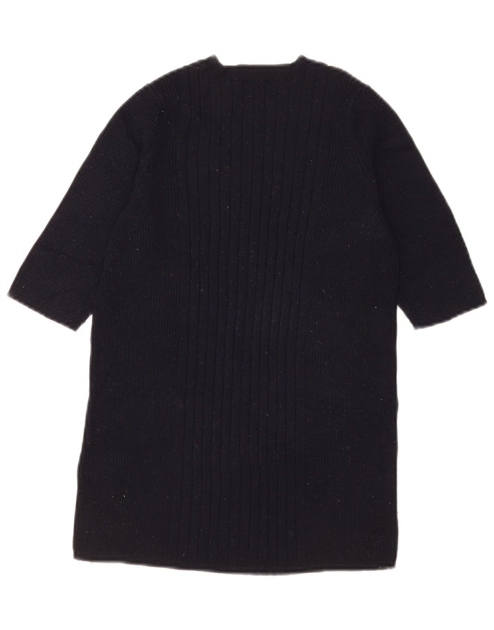 Marks & Spencer Γυναικείο πουλόβερ με λαιμό σκάφος UK 12 Medium Navy Blue