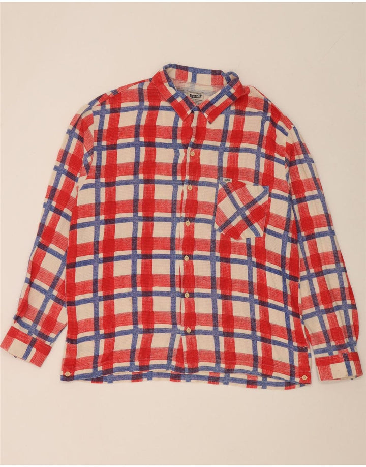 Ανδρικό πουκάμισο Gas XL Red Check Cotton