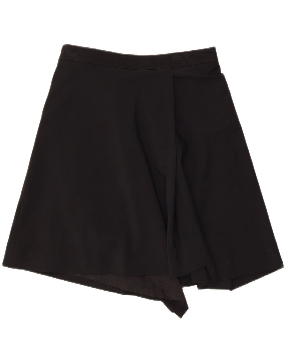 ANGELA MELE Γυναικεία Φούστα Wrap IT 44 Medium W30 Μαύρη Μάλλινη