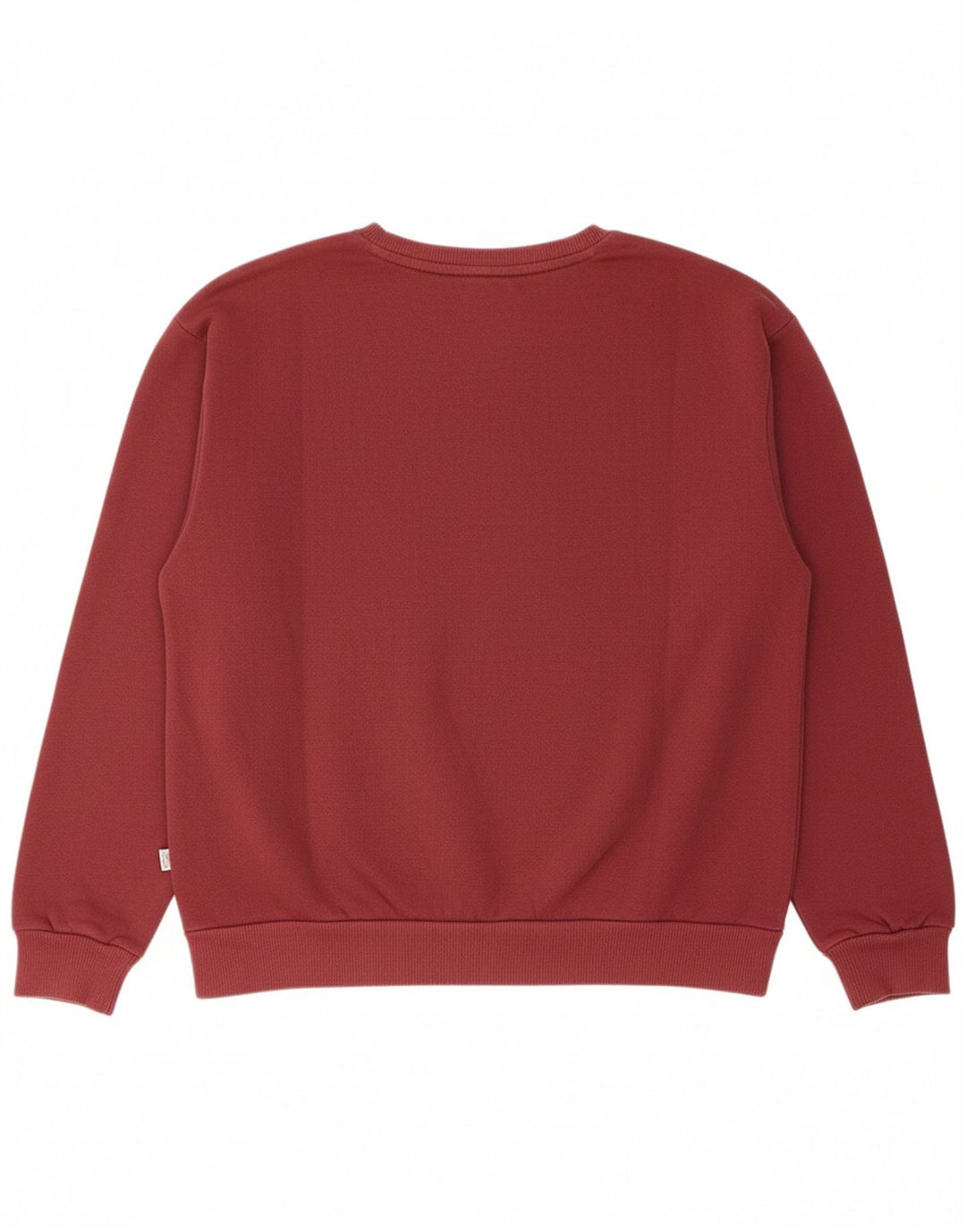 PUMA Womens Oversized Graphic Sweatshirt Jumper UK 10 Small Maroon