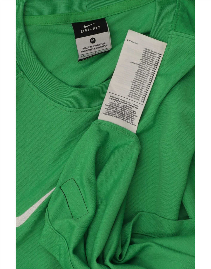 Ανδρικό τοπ Nike Dri Fit Μακρυμάνικο μεσαίου πράσινου χρώματος πολυεστέρας