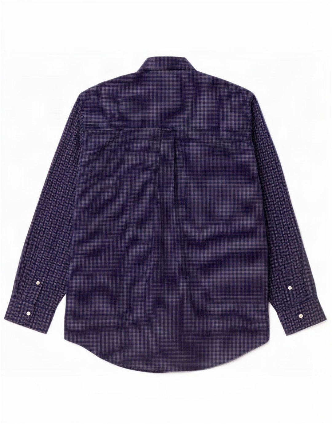Chaps Ανδρικό πουκάμισο Easy Care XL Navy Blue Check Cotton