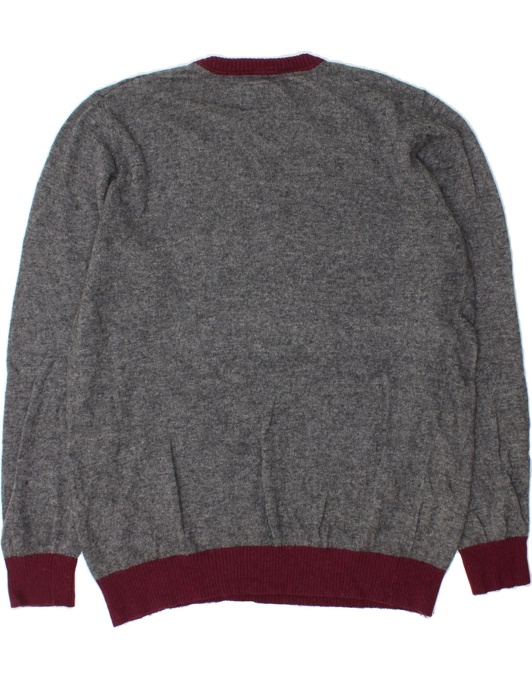 ANIMAL Mens Crew Neck Jumper Sweater 2XL Grey Wool Vintage Animal and Second-Hand Animal from Messina Hembry 