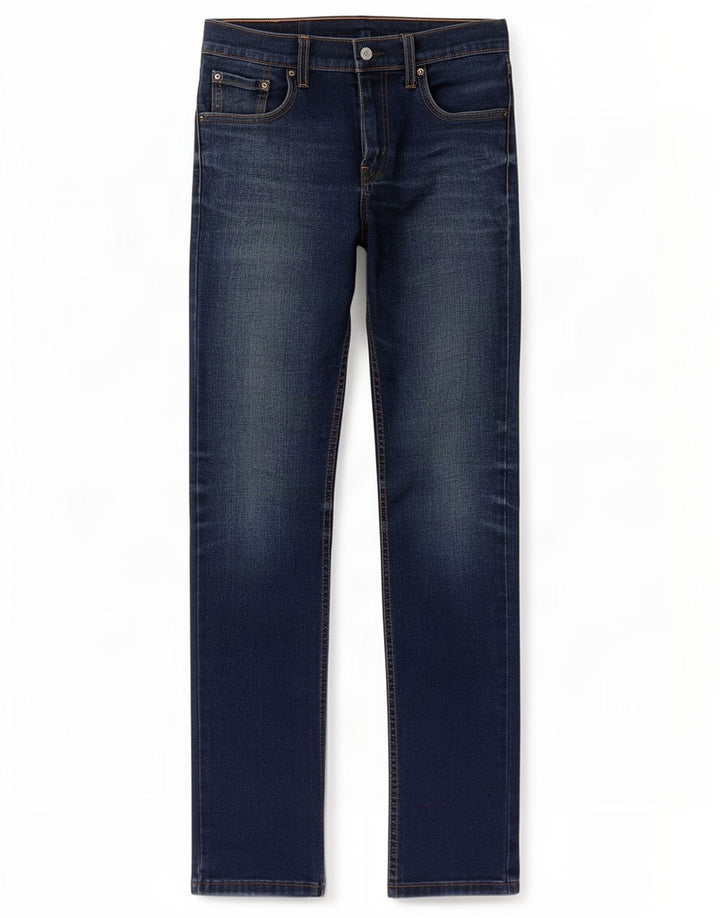 Ανδρικό Slim Jeans Levi's W30 L33 Navy Blue Cotton