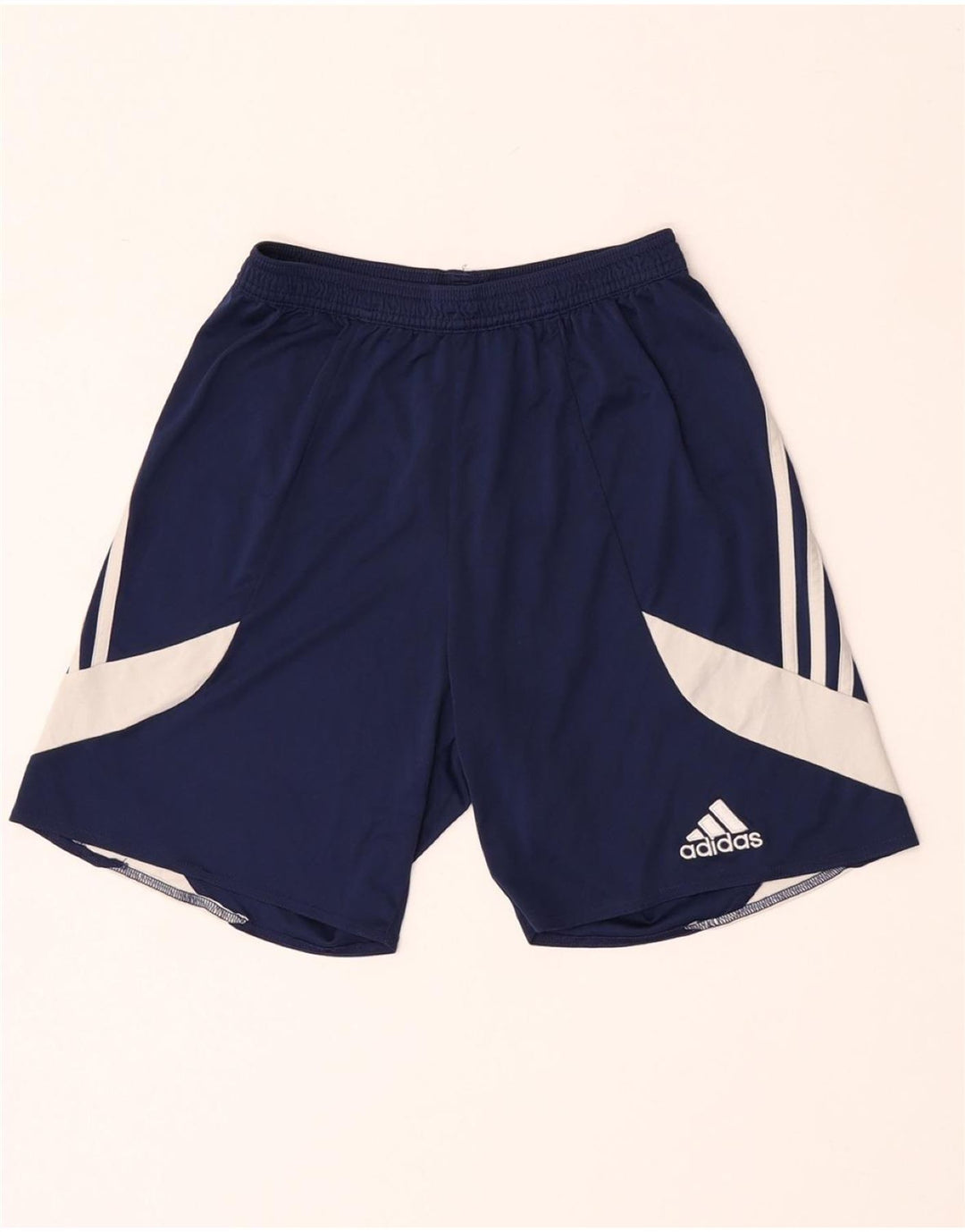 Ανδρικό αθλητικό σορτς Adidas Climalite Small Navy Blue Colorblock Πολυεστέρας
