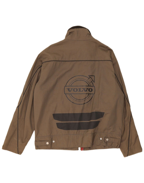 Ανδρικό Volvo Graphic Bomber Jacket UK 38 Medium Grey Colourblock Cotton