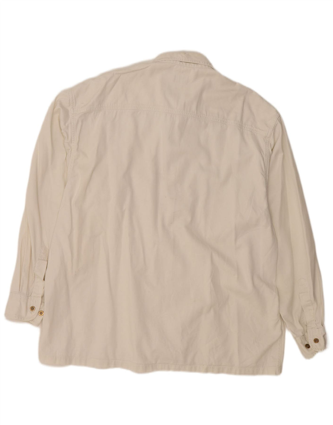 Ανδρικό τζιν πουκάμισο Berto Lucci XL Λευκό βαμβακερό